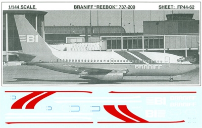 1:144 Braniff 'Reebock' Boeing 737-200