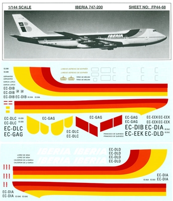 1:144 Iberia Boeing 747-200B