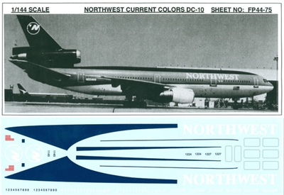 1:144 Northwest McDD DC-10-30 / -40