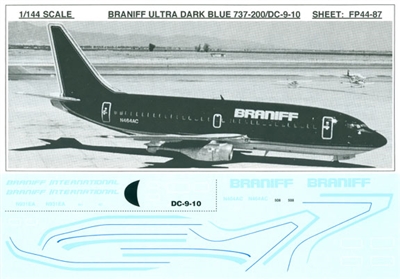 1:144 Braniff 'Ultra' Boeing 737-200
