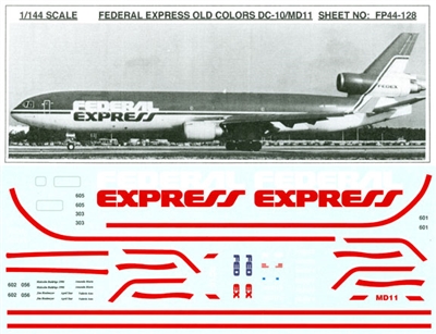 1:144 Federal Express McDD DC-10-10F/-30F *Sold Out*