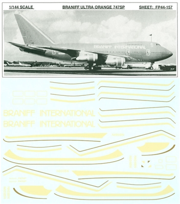 1:144 Braniff 'Ultra' Boeing 747SP *Sold Out*