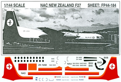 1:144 National Airways Corp Fokker F.27