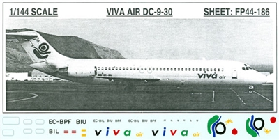 1:144 Viva Air Douglas DC-9-30