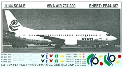 1:144 Viva Air Boeing 737-300