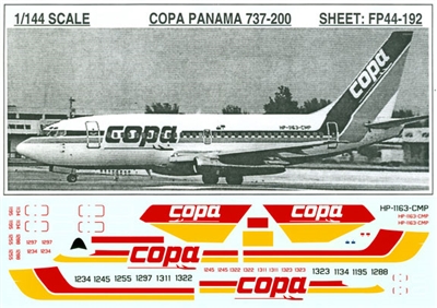 1:144 COPA Panama Boeing 737-200