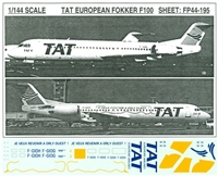1:144 TAT France Fokker 100