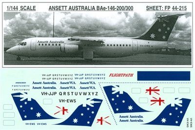 1:144 Ansett Australia BAe 146-200 / -300