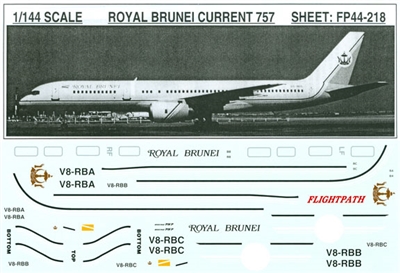 1:144 Royal Brunei Boeing 757-200