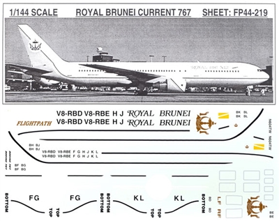 1:144 Royal Brunei Boeing 767-300 *Sold Out*