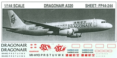 1:144 Dragonair Airbus A.320