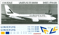 1:144 Linjeflyg Boeing 737-300 / -500