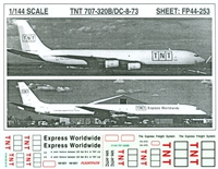1:144 TNT Boeing 707-320C, Douglas DC-8-73