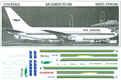 1:144 Air Gabon Boeing 767-200