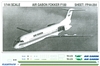 1:144 Air Gabon Fokker 100