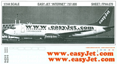 1:144 EasyJet 'Internet' Boeing 737-300