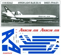 1:144 Arrow Air (Light Blue stripes) McDD DC-10