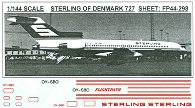 1:144 Sterling Boeing 727-200