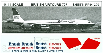 1:144 British Airtours Boeing 707-320B/C