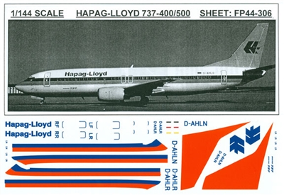 1:144 Hapag Lloyd Boeing 737-400 / -500