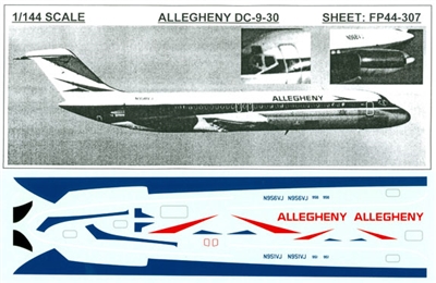 1:144 Allegheny Airlines Douglas DC-9-10 / -30
