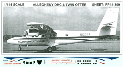1:144 Allegheny Commuter DHC-6 Twin Otter