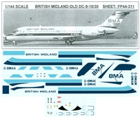 1:144 British Midland Douglas DC-9-15/-30