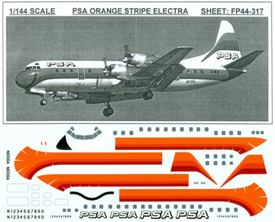 1:144 Pacific Southwest Airlines (late70's) L.188 Electra