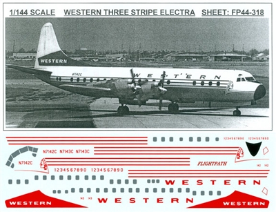 1:144 Western Airlines L.188 Electra