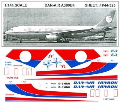 1:144 Dan Air London Airbus A.300B4