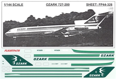 1:144 Ozark Airlines Boeing 727-200