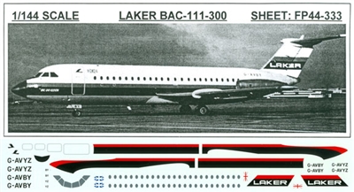 1:144 Laker Airlines BAC 1-11-300