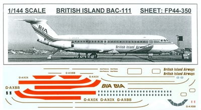 1:144 British Island Airways BAC 1-11-400