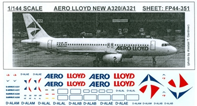 1:144 Aero Lloyd Airbus A.320 / A.321