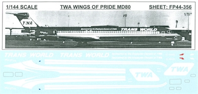 1:144 Trans World Airlines 'Wings of Pride' McDD MD80