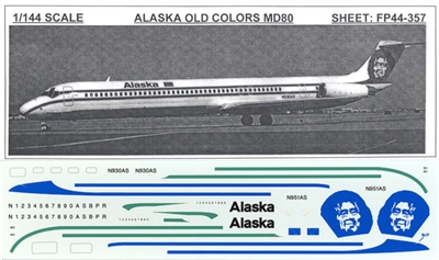 1:144 Alaska Airlines o/c McDD MD80