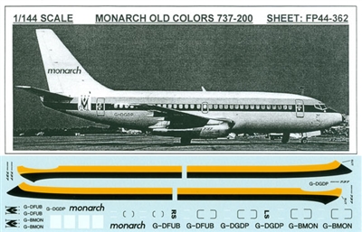 1:144 Monarch Boeing 737-200