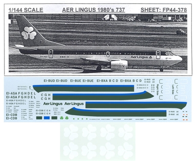1:144 Aer Lingus (1980's cs) Boeing 737's