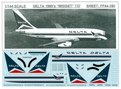 1:144 Delta 'Widget' Boeing 737-200 / -300