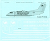 1:72 Northwest Airlink DHC-8 Dash 8
