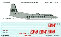 1:72 British Midland Fokker F.27 Friendship