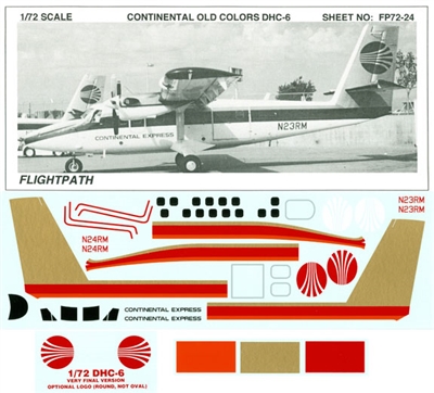 1:72 Continental Express DHC-6 Twin Otter