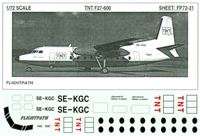 1:72 TNT (early c/s) Fokker F.27