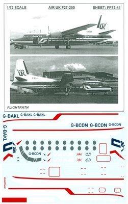 1:72 Air UK Fokker F.27