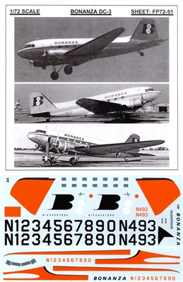 1:72 Bonanza Douglas DC-3