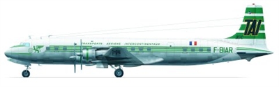 1:144 Douglas DC-7C, T.A.I.