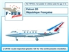 1:144 Dassault Falcon 20, Republique Francaise