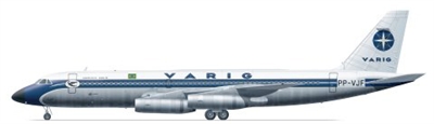 1:144 Convair 990, Varig