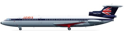 1:144 HS.121 Trident 3B, BEA