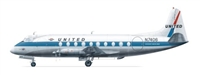1:144 Vickers Viscount 700, United Airlines